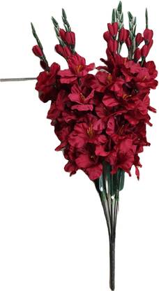 Saikara Collection Maroon Gladiolus Artificial Flower