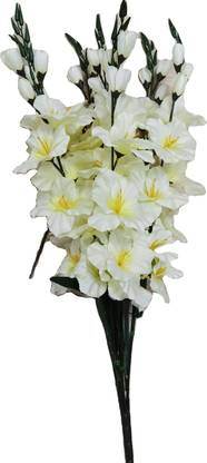 Saikara Collection White Gladiolus Artificial Flower