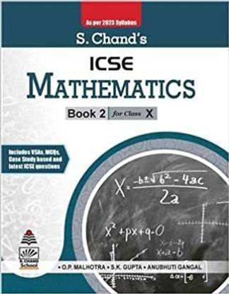 S. Chands ICSE Mathematics Book 2 Class 10 (As Per 2023 Syllabus)