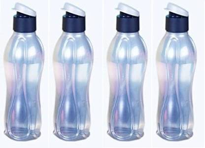 TUPPERWARE Eco 750 ml flip top bottle set of 4pc - Silver 750 ml Bottle