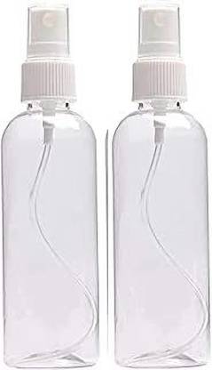 HARRODS Plastic Unbreakable Plastic Empty Small Spray Bottle, Mist Spray Bottle 100 ml Spray Bottle