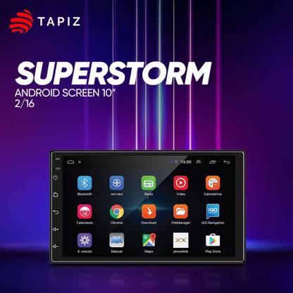 Tapiz Premium 10" Full HD Android Touch Screen ,Ultra IPS Display Multi Media Player Car Stereo