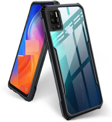 ELEF Back Cover for Tecno Spark 6 Go Transparent Shockproof Camera Protection Back Cover