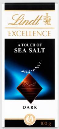 LINDT Excellence A Touch Of Sea Salt Dark Chocolate (IMPORTED) Bars