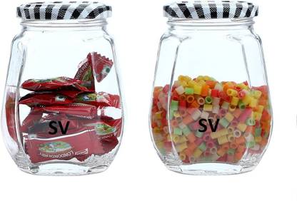 Sv Enterprise Glass Grocery Container  - 515 ml
