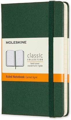Moleskine Classic Pocket Size Hard Cover A6 Notebook Ruled 192 Pages