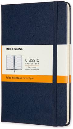 Moleskine Classic Medium Size Hard Cover Regular Notebook Ruled 208 Pages