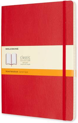 Moleskine Classic Extra Large A4 Notebook Ruled 192 Pages