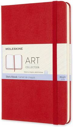 Moleskine Medium Hard Cover Sketchbook Regular Notebook Plain 88 Pages