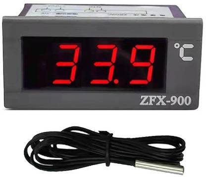 amiciSense ZFX-900 Temperature Monitoring Device, AC 220V Digital Display with NTC Sensor Temperature Sensor and Controller Electronic Hobby Kit