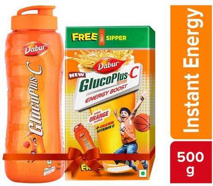 Dabur GLUCO PLUS C ORANGE Energy Drink
