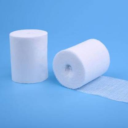 SUNDHARAM ELASTIC GAUZE BANDAGE (PACK OF 10) Non-Sterile Gauge Roll