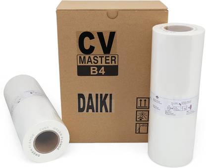 wetech CV CZ 3230 B4 Master Roll for RISO 3230 Duplicator (2 rolls) White Ink Cartridge