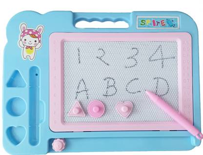 Hokista Magic Slate for kids Writing and Drawing Magnetic Slate White Board (Blue)
