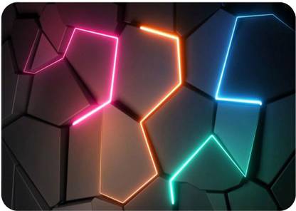 RAWAT TRADERS Light Mouse Pad FKMP0028 Non Slip Base Mousepad