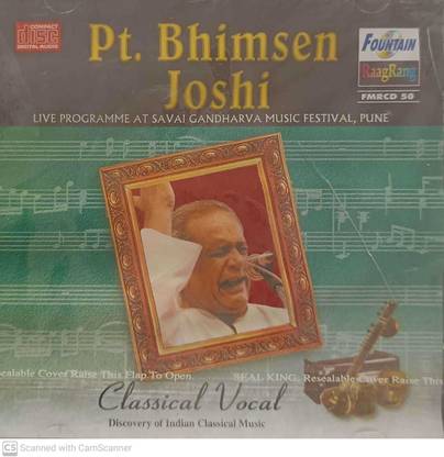 CLASSICAL VOCAL - PT. BHIMSEN JOSHI Audio CD Standard Edition