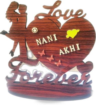 Best Couple Wooden Dancing Couple Name Plate