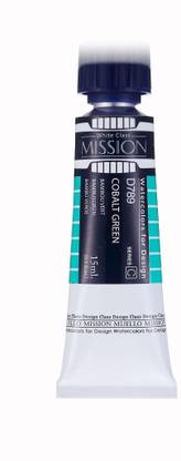 Mijello Mission White Designer Gouache Cobalt Green 15 ML