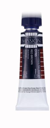 Mijello Mission White Designer Gouache Red Brown 15 ML