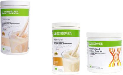 HERBALIFE Formula 1 Shake VANILLA +BANANA +Protein Powder 200 GSTRAWBram Protein Shake
