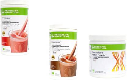 HERBALIFE Formula 1 Shake STRAWBERRY+CHOCOLATE +Protein Powder 200 GSTRAWBram Protein Shake
