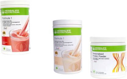 HERBALIFE Formula 1 Shake STRAWBERRY +VANILLA +Protein Powder 200 GSTRAWBram Protein Shake