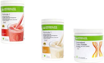 HERBALIFE Formula 1 Shake STRAWBERRY+BANANA +Protein Powder 200 GSTRAWBram Protein Shake