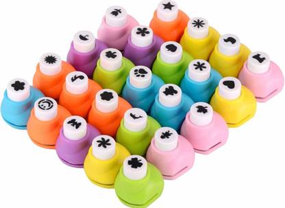 KNAFS 12PCS Mini Scrapbook Punches Handmade Cutter Card Craft DIY Paper Craft Punchs Punches & Punching Machines