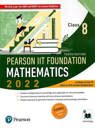 Pearson Iit Foundation Mathematics Class 8 2022 Pearson Publications