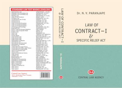 Law Of Contract -I & Specific Relief Act (Author :Dr.Paranjape)