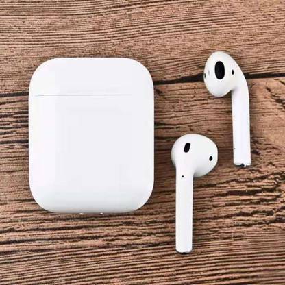 AIRPODS with charging case bluetooth headset (White, True Wireless) Bluetooth Headset