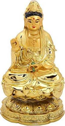 Jakha Lady Buddha/Guan Yin/Kwan Yin/Kuan Yin/Tara Devi Decorative Showpiece  -  11 cm