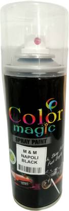 pentatone MAHINDRA NAPOLI BLACK SPRAY PAINT FOR XUV300, KUV100, XUV500, SCORPIO car Black Spray Paint 200 ml