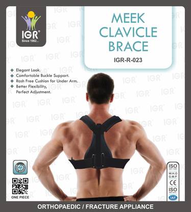 IGR MEEK CLAVICLE T BRACE / CLAVICLE SUPPORT | COLLAR BONE INJURY - EX.LARGE Shoulder Support
