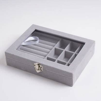 MONIKA SILVER PALACE Stock box Storage Vanity Box