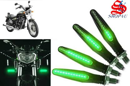 SHOP4U Front, Rear, Side LED Indicator Light for Royal Enfield Universal For Bike