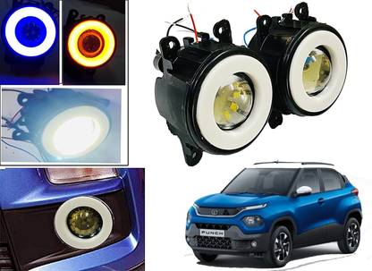 Autofasters Projector Led Light Tata Harrier, punch, Belta ,Glanza , Brezza , XL6-219 Fog Lamp Car LED for Maruti Suzuki, Tata, Toyota (12 V, 36 W)