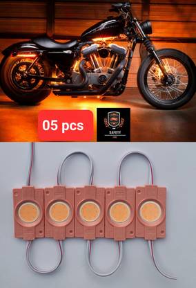 SAFETY ZONE 05 PCS PINK COLOR ENGIE LIGHT FOR CAR AND BIKE Brake Light Car, Motorbike, Truck, Van LED for Hero, Honda, Bajaj, TVS, Yamaha, Suzuki, Mahindra, Maruti Suzuki, Tata (12 V, 1.5 W)
