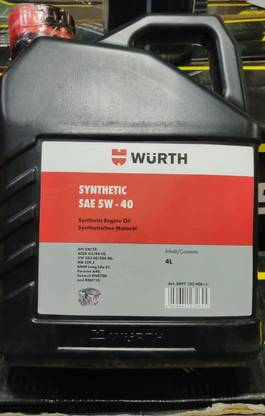 Wurth API SM/CF, ACEA A3/B4-10 VW 502 00/505 00, MB 229.3 Full-Synthetic Engine Oil