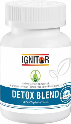 IGNITOR Apple Cider Vinegar Tablets | For Men Women | Detox Blend| 60 Tablets.