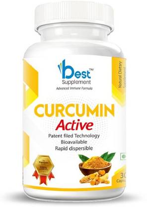 Best Supplement Curcumin Active a potent wellness supplement - 30 Veg Capsules