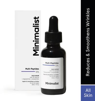 Minimalist Multi Peptide Anti Aging Night Serum for Collagen Boosting