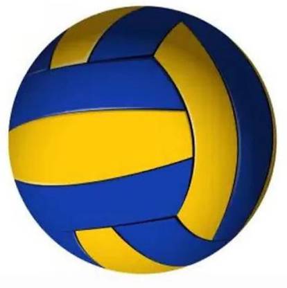 singhals Volleyball 5 Volleyball - Size: 5 (Pack of 1, White, Yellow, Blue ) Volleyball - Size: 5
