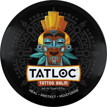Tatloc Tattoo Aftercare Healing Balm, Cream & Ointment with Vitamin A&D (100% Natural)