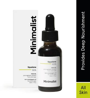 Minimalist 100% Squalane Face Oil for light Moisturization, Skin Hydration & Reducing Fine Lines