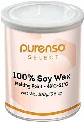PURENSO Select - Waxes - 100% Soy Wax Flakes (100g x 1 Jar) Candle