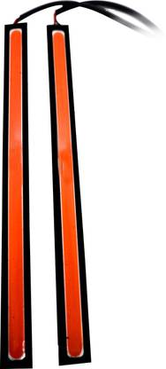 AutoPowerz Red color 17 CM DRL Car Fancy Lights