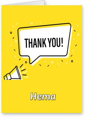 Midas Craft Thank You Hema Gratitude Quotes 23 Greeting Card
