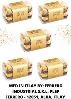 FERRERO ROCHER Ferns 'N' Petals Premium Milk Chocolate 80 Pieces (IMPORTED) Truffles