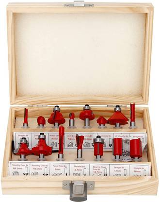 amiciTools 15pcs Woodworking Milling Cutters, Router Bit for Wood Engraving Cutting Tools 15pcs Woodworking Milling Cutters, Router Bit for Wood Cutter Engraving Cutting